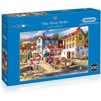 Gibsons- The Four Bells - Puzzle de 2000 piezas, Color sí.