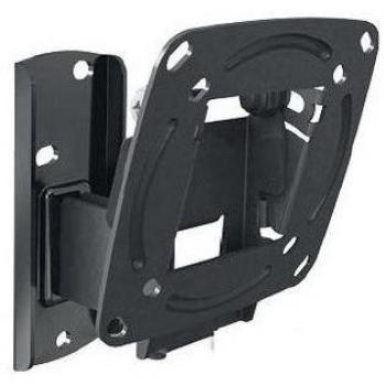 Soporte de TV Mural Barkan E120.B Inclinable y Orientable para Pantallas de 29 hasta 15 kg, Color Negro