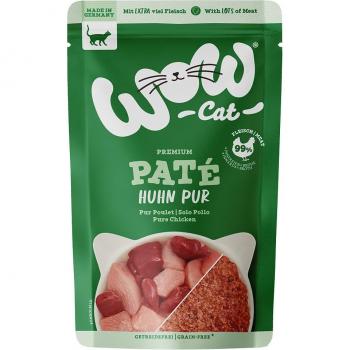 WOW Cat Adult 12 x 125 g - Pollo puro