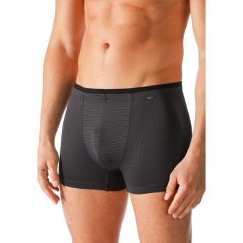 Mey Classic Houndstooth Boxer Shorts for Men - Black, XL