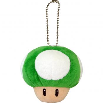 Serie Oficial de Nintendo Mario de peluche de juguete de peluche - 8 cm 1-Up Kinoko / correa de la mascota setas