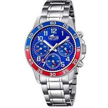LOTUS Reloj Modelo 18580/4 de la colección Junior Collection, Caja de 36 mm Azul con Correa de Acero para cadete
