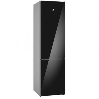 Frigorífico Combi Balay 3KFC869NI Libre Instalación, No Frost, 203 x 60 cm, Cristal Negro, Clase Energética C