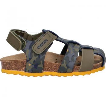 Sandalias de Niño Geox B452QA 00454 B Sandal Chalki C3375 Sage-Ochreyellow