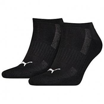 Puma Cushioned Quarter, Pack de 2 Calcetines, Negro, 35-38
