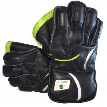 Cricket Wicket manteniendo guantes, piel auténtica, pulpo de goma Palm
