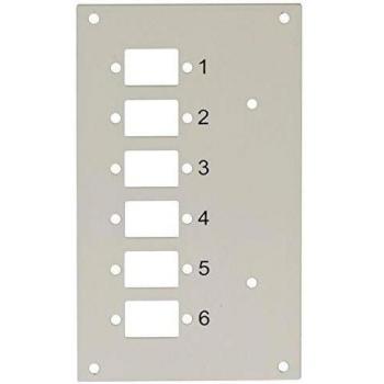Panel Frontal de Conexiones para Caja Óptica - 6 Puertos SC-Simplex, LC-Duplex, E2000®