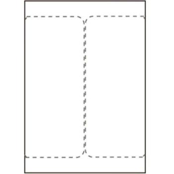 Etiqueta de envío 105 x 220mm para impresoras láser/inkjet - Paquete de dos (SHIPLABEL105X220-I2P)