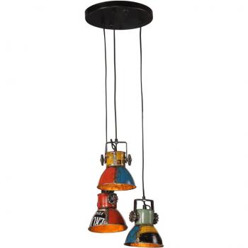 Lámpara colgante multicolor 25 W E27 30x30x100 cm
