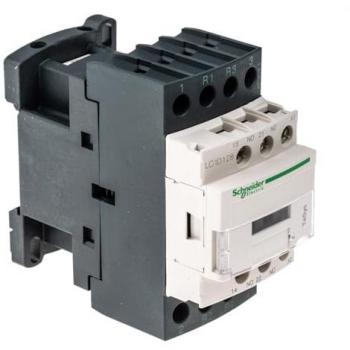 Contactor Schneider Electric TeSys D LC1D128F7, 4 polos (2 NA + 2 NC), corriente nominal de 25 A, tensión de bobina 110 V AC