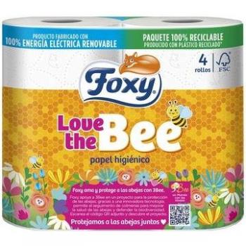 Foxy Love The Bee Papel Higiénico 3 Capas 4 Rollos