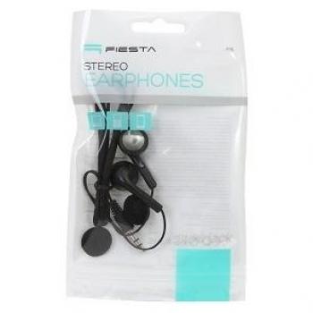 Auriculares Fiesta XT6163 Mini Jack Negro 40507