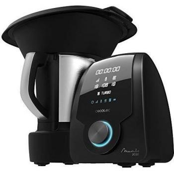 Cecotec Mambo 10070 - Robot de Cocina Multifunción, Cuchara Exclusiva MamboMix, 30 Funciones, Báscula incorporada, Jarra de Acero INOX de 3,3 litros, Apta para lavavajillas, Cestillo, Recetario