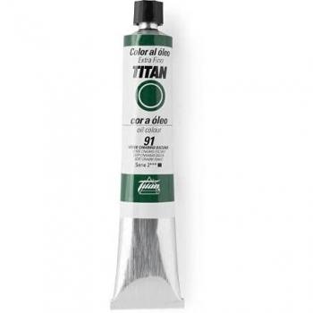ÃLEO VERDE CINABRIO OSCURO TITAN Extrafino 6 - 20ml. NÂº 91
