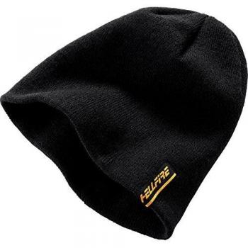 HELLFIRE Sombrero Strick Mütze mit Logo 1.0 Schwarz, Unisexo, Casual/Fashion, Invierno, Negro Mate, Einheitsgröße