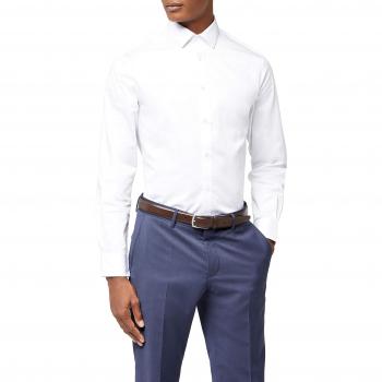 Celio Sharani, Camisa para Hombre, Blanco, 41-42