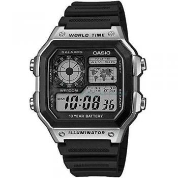 Casio AE-1200WH-1CVEF Men's Digital World Time Watch