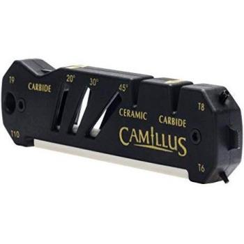 Camillus Glide Multifunction Ceramic Blade Sharpener, Black, 4.75 / 12.1 cm