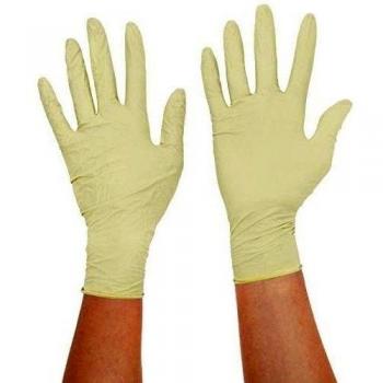 SHIELD PP LATEX GLOVES S PK100 NAT