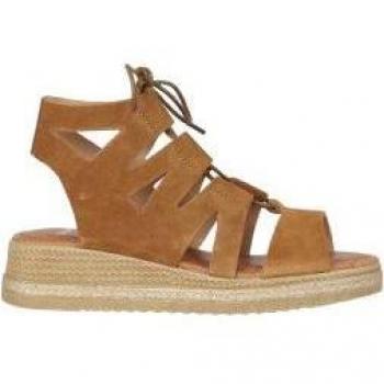 Chika10 Leather NEW MUDEJAR 02 Sandalia de Cuña Cuero/Tan