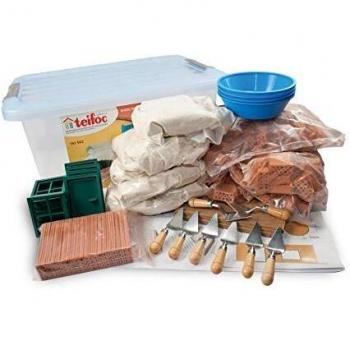Teifoc Educational Brick Building Set for Schools - Group Kit for Up to 8 Children, Creative Learning Toy with Mini Bricks (320 Pieces)