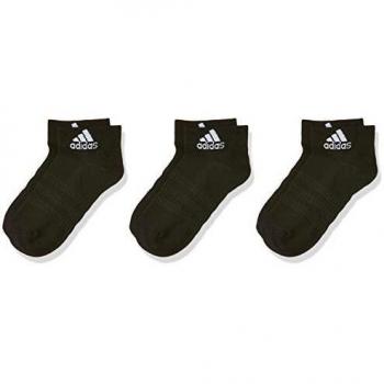 adidas LIGHT ANK 3PP Socks, Unisex adulto, Black/Black/Black, XL