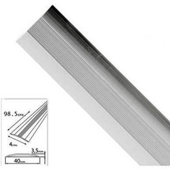 Tapajuntas Adhesivo Para Moquetas Metal Plata 98,5 cm.
