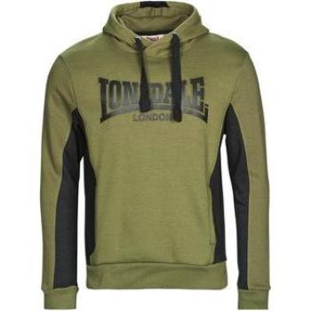 Lonsdale Balmullo Men's Sweatshirt in Kaki, Olive/Black/White, Size S