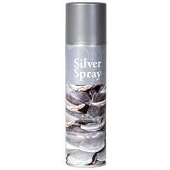 Viscio Trading 93052 Bomboletta Plata Spray, Metal, Gris, 4.5 x 4.5 x 17.5 cm
