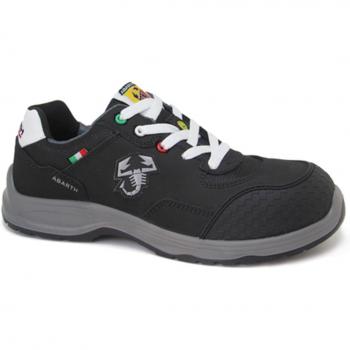 Zapato de seguridad S3 Abarth Zerocento Basso - Calzado de seguridad ABARTH ZEROCENTO BASSO S3 SRC ESD, libre de metal, en piel (Nobuck), PUNTERA: