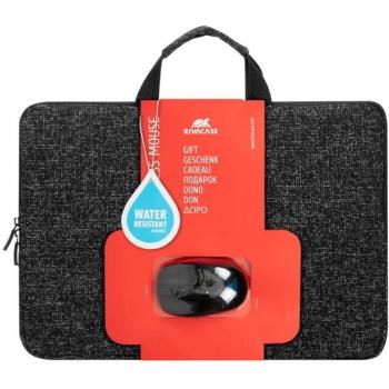 Rivacase 7916 Anvik Laptop Bag Bundle with Wireless Mouse for 15.6-inch Laptop