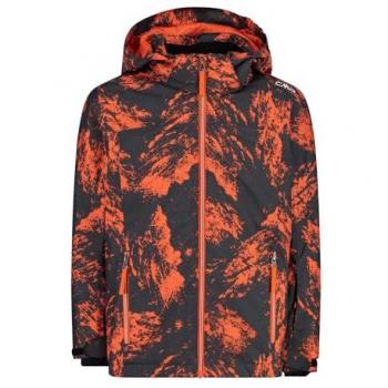 CMP Chaqueta Snaps Hood 39w1924 Naranja con capucha y botones a presión, para niños, color antracita-naranja