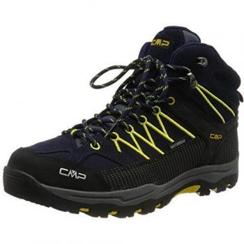 Botas de Senderismo CMP Rigel Mid WP Unisex Azul Brillante/Safrán UK 5
