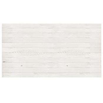 DECOWOOD - Cabecero de madera maciza Cairo en color blanco, medidas 160x80cm, hecho a mano en España, incluye anclajes