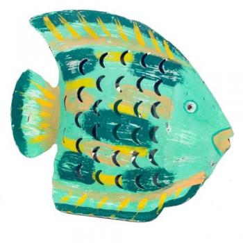 Portavelas Marinero Pez Verde Signes Grimalt - Figura Decorativa 19x21x7 cm