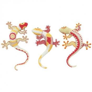 Lagartos Decorativos de Resina Signes Grimalt By SIGRIS - Incluye 3 Unidades Figuras Animales Colección Varios Decor and Go 20140
