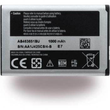 Batería Li-ion Samsung AB463651BU para B3410, S5610, S3650 - 1000mAh Bulk
