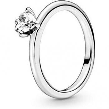 Pandora Anillo solitario aniversario Mujer plata Plata fina 925-198691C01-52