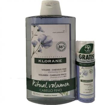 Klorane Champú con Fibras de Lino 400 ml