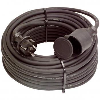 Alargador Eléctrico de Goma 25m, IP44, H07RN-F 3G2,5