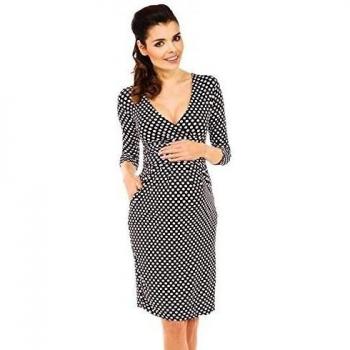 Zeta Ville Premamá - Vestido de tubo maternidad de lunares - para mujer - 019c