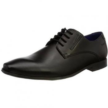 Bugatti Men's Morino Derbys, Black, 7.5 UK