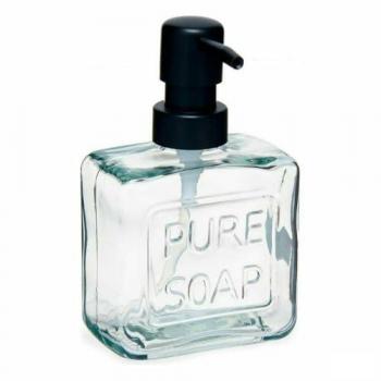 Dispensador de Jabón Pure Soap 250 ml Cristal Transparente Plástico (12 Unidades)
