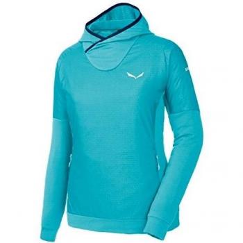 SALEWA Pedroc PTC Alpha W Sudadera, Mujer, Azul
