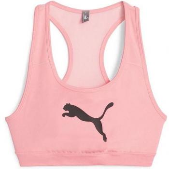 Sujetador deportivo de impacto medio Puma 4Keeps para mujer en color rosa