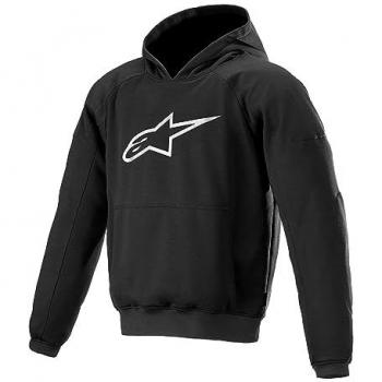 Sudadera con Capucha Alpinestars Ageless Negra para Hombre, Chaqueta de Moto, disponible en 2XL y XL