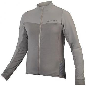 Maillot Endura GV500 Manga Larga Gris Fósil - S