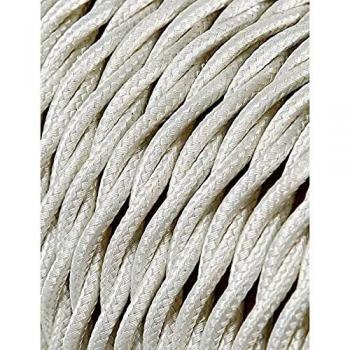 CABLE TEXTIL TRENZADO 2X0,75MM ALGODON 5M