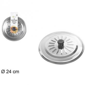 Tapa de acero inoxidable para olla de 24cm
