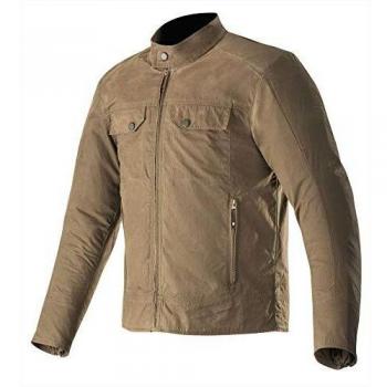 Alpinestars Chaqueta moto Ray Canvas V2 Jacket Dark Khaki, Beige, XXL